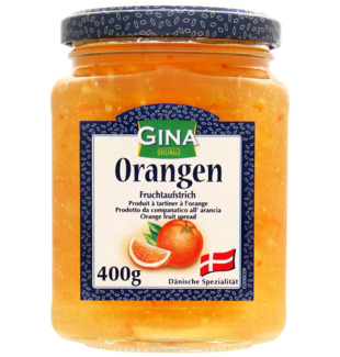 Gina Orange Marmalade Glass 400g